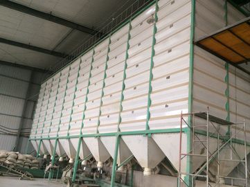 Fully Enclosed Design Knock Down Wet Silo For Paddy Holding Bin With Galvanized Steel Sheet