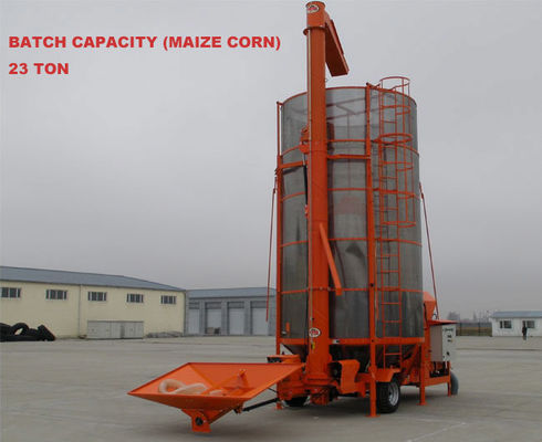 Circulating 23 Ton Per Batch Mobile Maize Dryer With Italian Technology