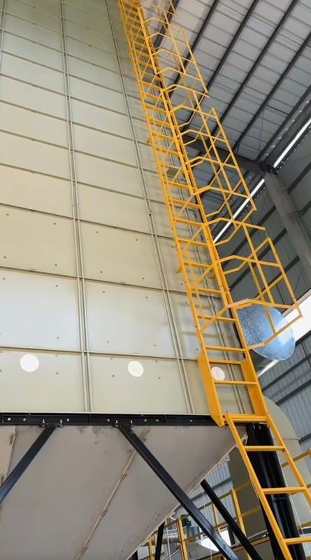 씨앗 밀 옥수수 쌀 곡물 건조기 70 톤/배치 용량 뜨거운 공기 온도 60~130°C 16.603kw